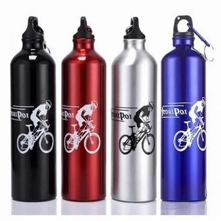 750ml Aluminum Alloy Sports Water Bottles Cycling Camping Bicycle Bike Kettle Outdoor Riding Sports Kettle