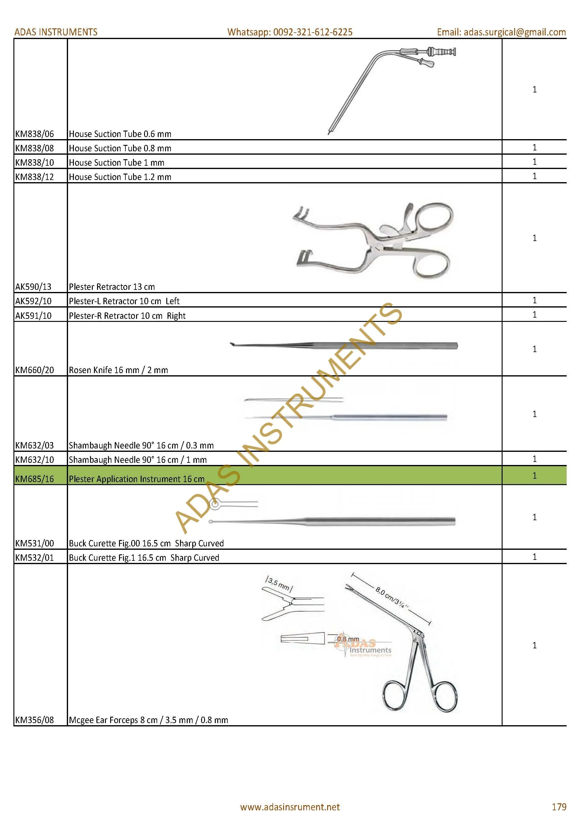 Tympanoplasty And Stapedectomy instruments Set