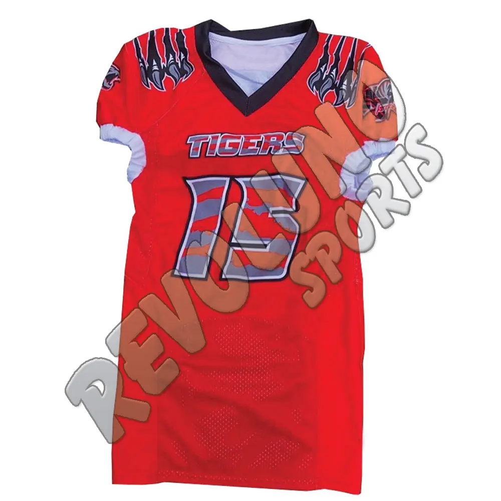 Youth American Football Uniform Custom Design Jersey Hoodies Football Uniforms 7v7 Duffel Bag Shorts Shirts