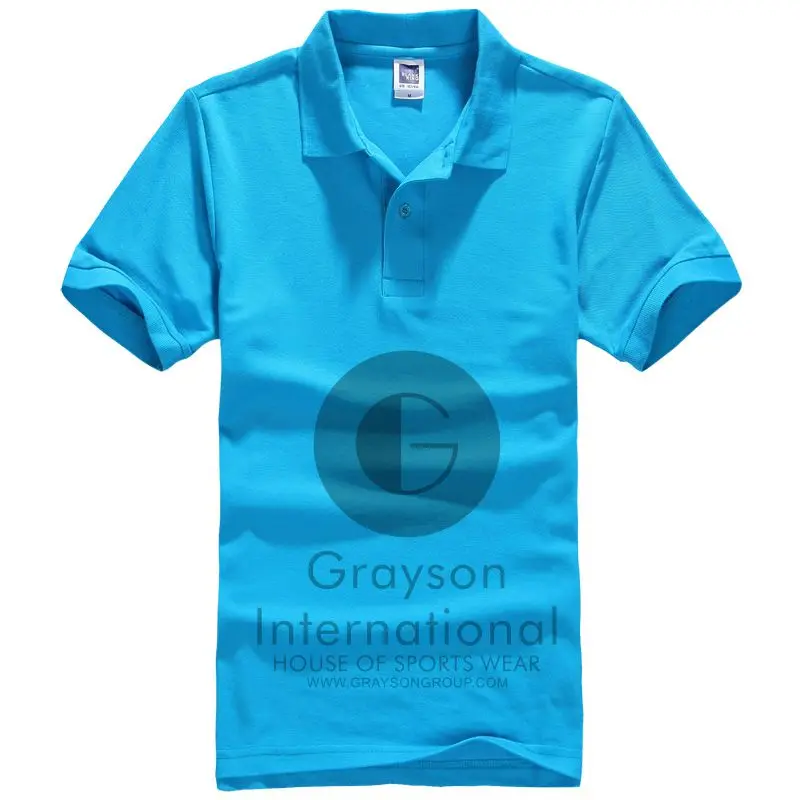  OEM ODM галстук без логотипа чистая белая футболка поло для гольфа рубашка из полиэстера под заказ от Grayson Sports