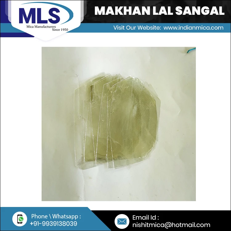 
Good Quality Green Mica Splitting from Indian Supplier 