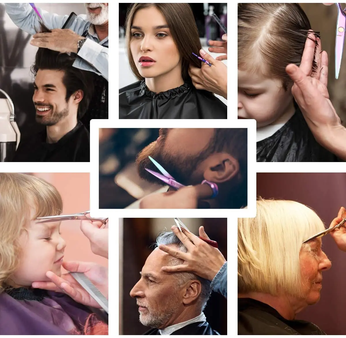 Salon hair grooming scissors set extremely sharp blade hairdressing scissors meticulous trimming scissors