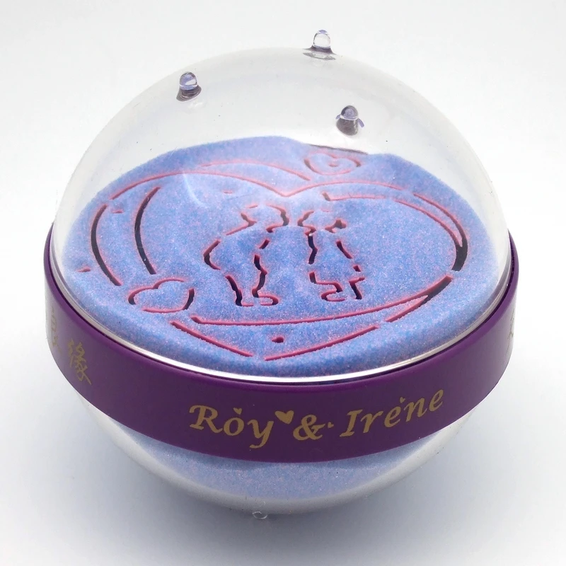 Acrylic sand paperweight proposal gift wedding return gift