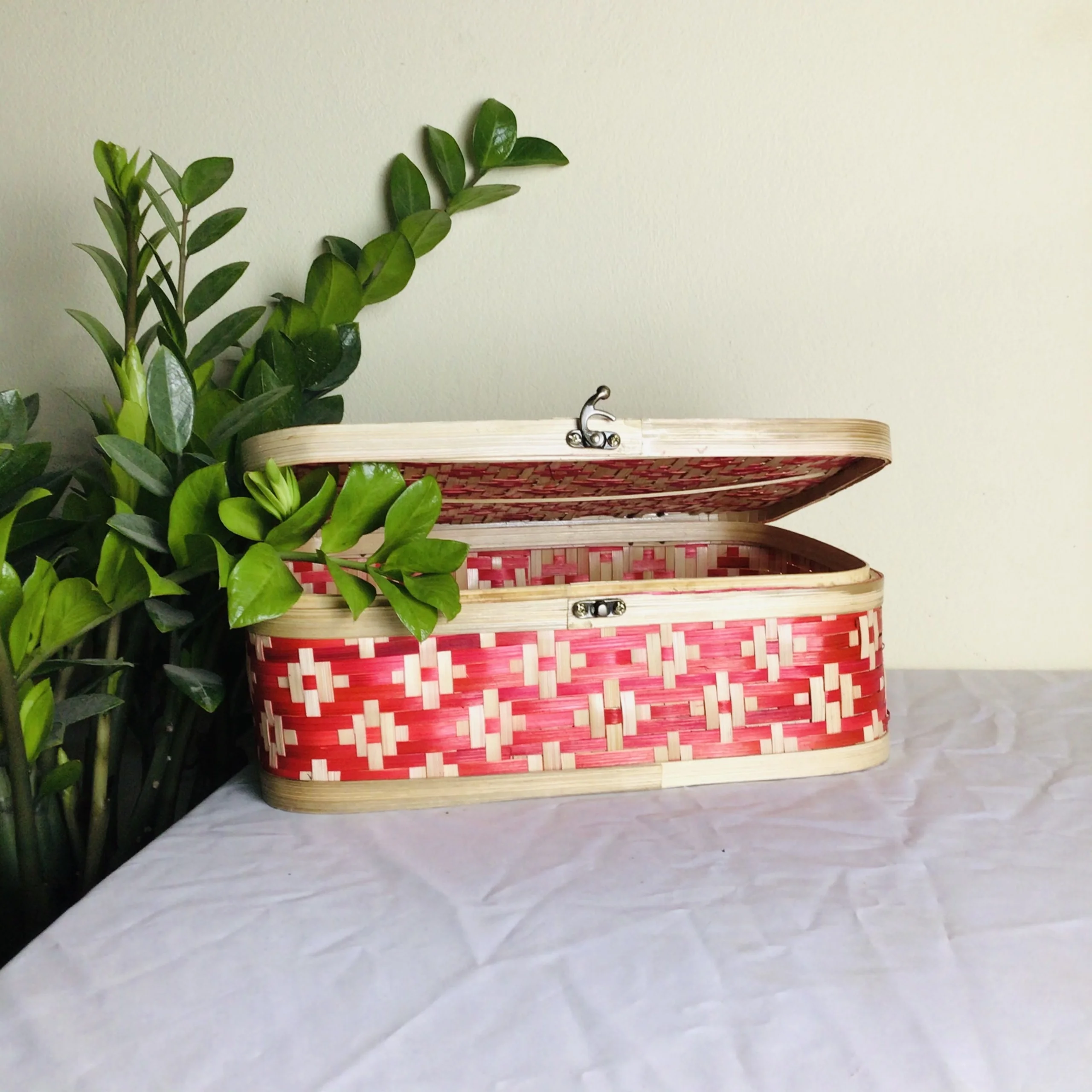 Bamboo box - eco friendly rattan  box from Vietnam handicraft creative convenient for home kitchen living room bedroom