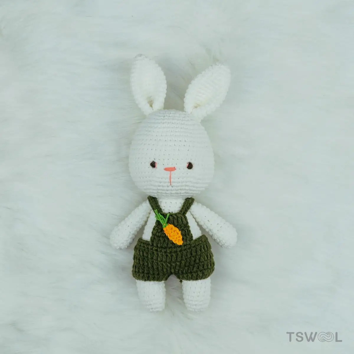  100% ручная работа Amigurumi вязание крючком Красочный Кролик мягкие игрушки вязаные животные для ребенка готов к экспорту из Вьетнама