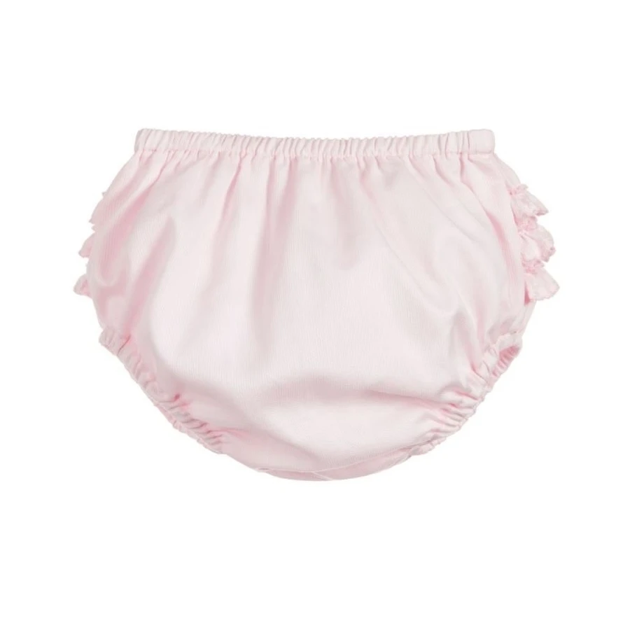 Pink Hand Smocked Cotton Dress 100% Cotton Quangthanh Embroidered Handmade SKD13