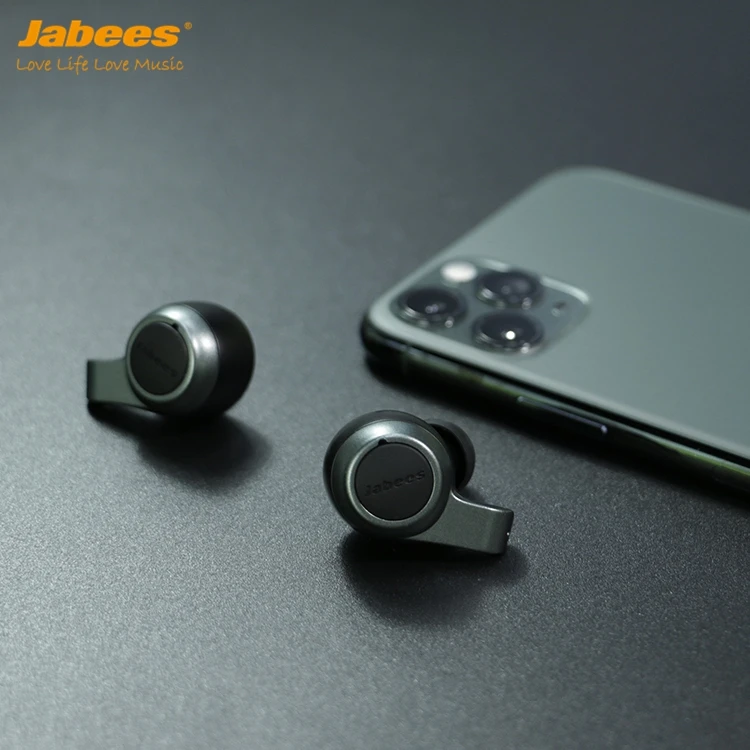Jabees IPX7 Waterproof Wireless Sports Earphones TWS Earbuds with Dual-Mic 40 Hrs Battery with Portable Charging Case Firefly.2