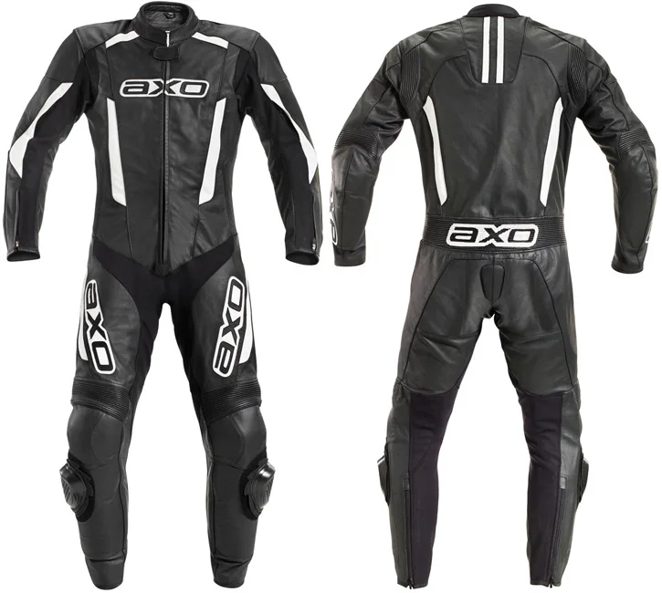 Cow Hide Leather Motorcycle Racing Suit CE Approved Two Pieces Suit in All Sizes motorbike suit custom design