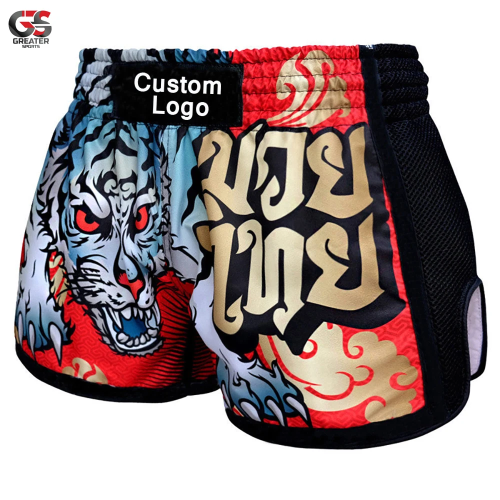Wholesale Factory Made High Quality Custom Design OEM Services Training Men Professional Kickboxing Shorts