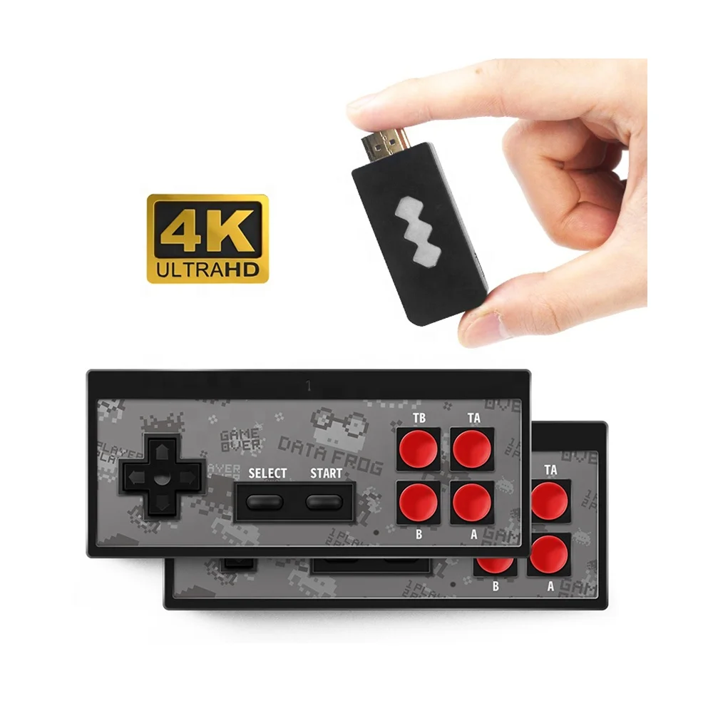 wholesale retro video game consoles from China 2.4G mini Wireless video game players built in 568 8 bit games