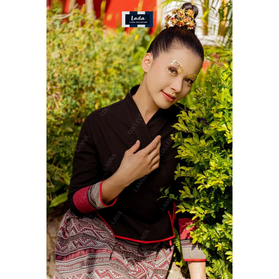 Лидер продаж тайские повседневные женские платья товары премиум-класса ручная работа Лада Лана коллекция 025 тайский голубой набор