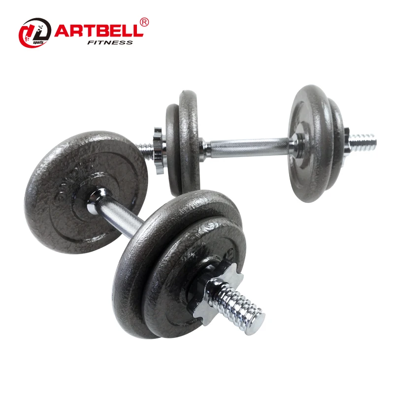 Artbell Adjustable Dumbbell Set Home Gym Exercise Loadable Dumbbell 40kg Chrome Handle 40kg Dumbbell Set