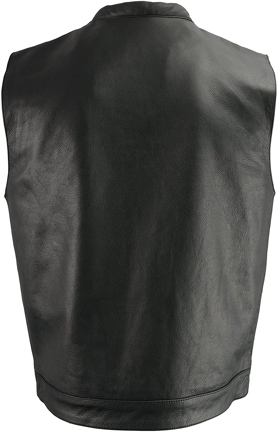 Оптовая продажа Женский мотоциклетный кожаный клубный жилет мягкий байкерский черный скрытый носитель OEM