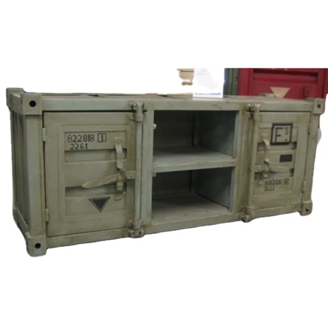 Industrial furniture for restaurant shipping container doors metal doors furniture