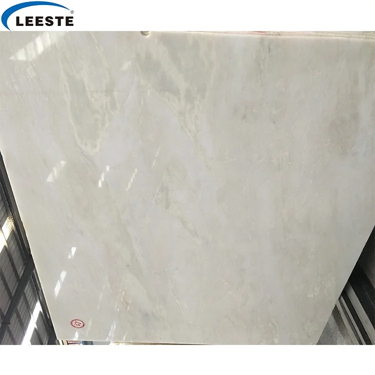 Supper A grade Ice onyx white marble slabs Polished Rhino white slabs and tiles