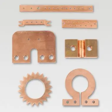 High Quality Fabricated Bus bars Dissimilar Different Types of Copper Busbars