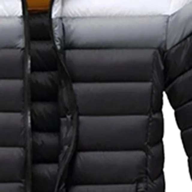 Professional Smart Casual Customize Men Bubble Jacket New Fashion Winter Warm Long Sleeve High Quality Outfits Pocket Design