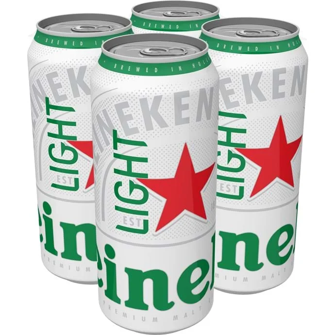 Heineken Premium Lager Beer Cans 4 x 440ml