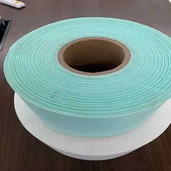 Детские подгузники сырье зеленый/белый/синий эластичный