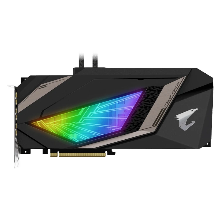  Видеокарта GIGABYTE AORUS NVIDIA GeForce RTX 2080 XTREME WATERFORCE 8G с 240 мм AIO RGB Fans (GV-N2080AORUSX
