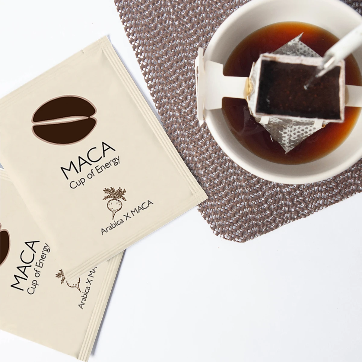 Strong Taiwan Men Enhance Sexual Power Peru Black MACA Drip Coffee 10g Bio Herbs Coffee