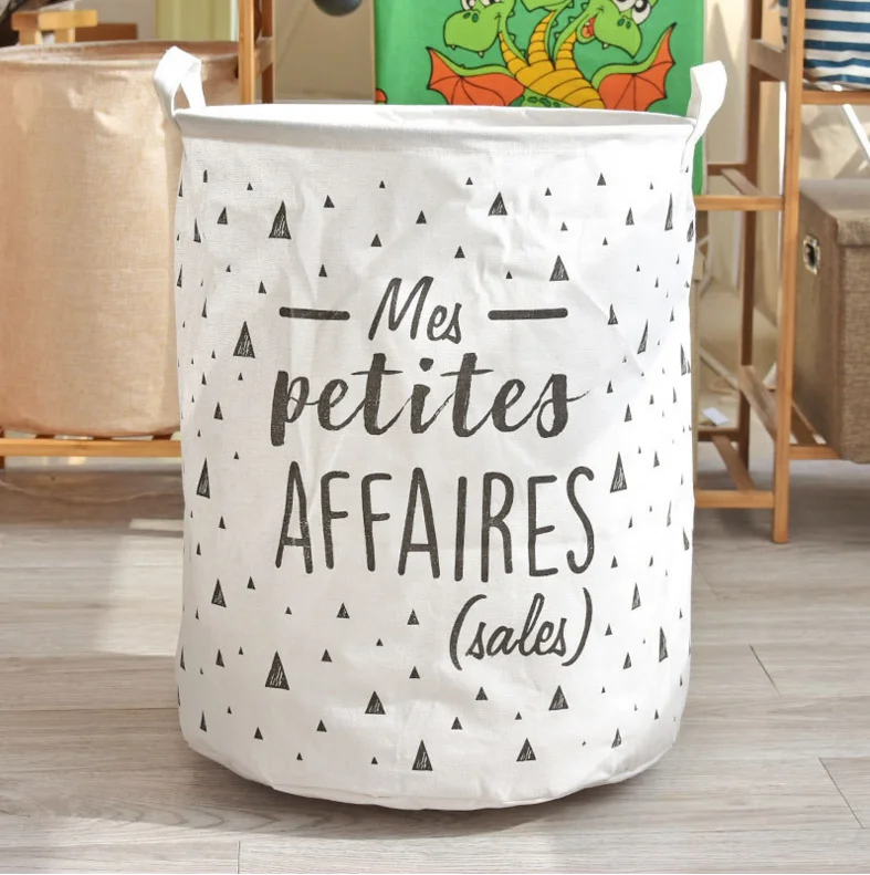 
New Arrival Storage Woven Dirty Clothes Folding Waterproof Laundry Basket 