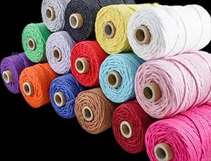 Двухцветный шпагат разноцветный из полиэстера трехцветный