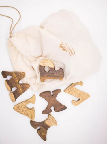  Детский Деревянный конструктор с цифрами математические цифровые игрушки блоки для баланса Монтессори развивающие из натурального дерева детей