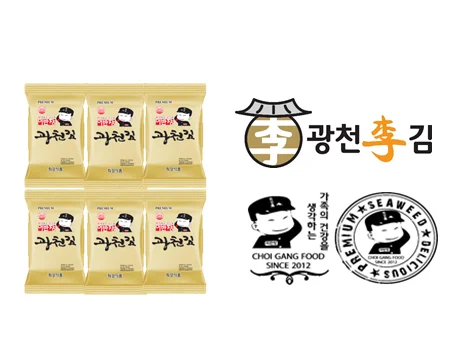 
 Сделано в Корее, морские водоросли Captain Lee (10 различных ароматов)  