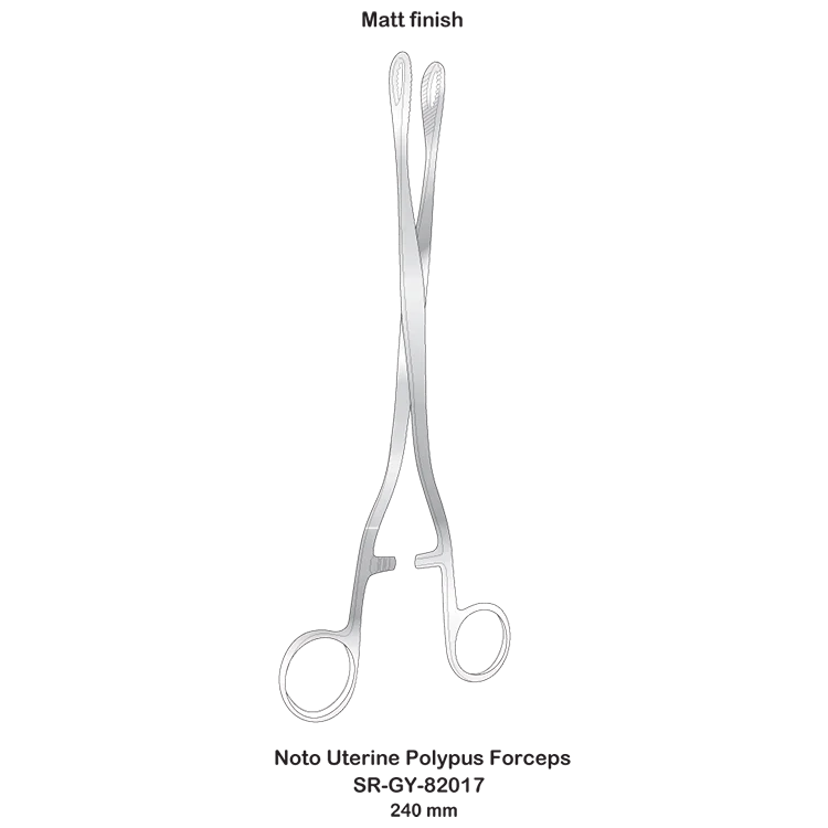 Noto Uterine Polypus Forceps  kirurgiska instrument for gynekologi