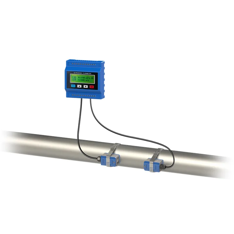 Water flow meter transit time ultrasonic flow meter module type ultrasonic flow meter with small sensor