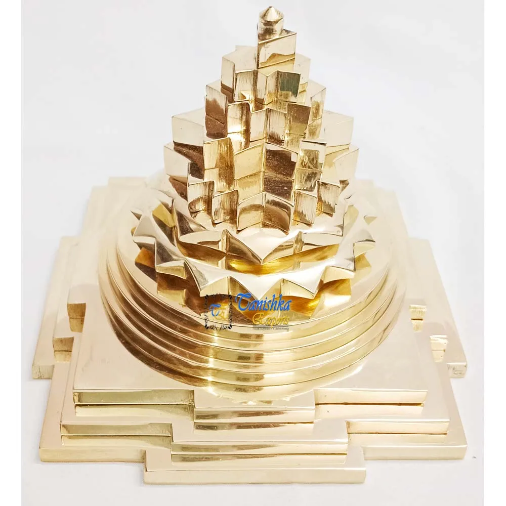 Декоративные меру шри-янтра ведической Шри чакра латунь