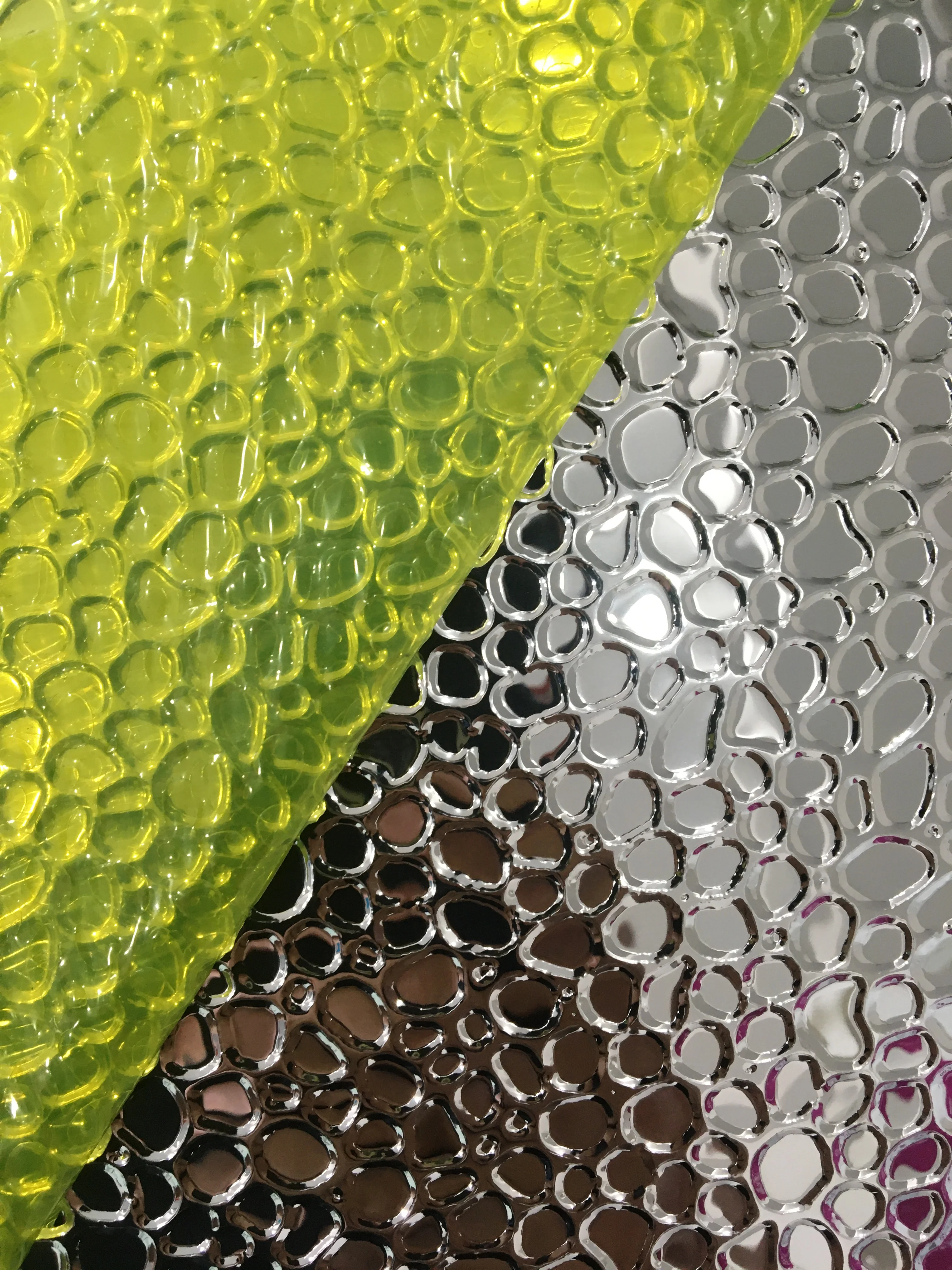 polished aluminium sheet stucco embossed finish with protective film on main side