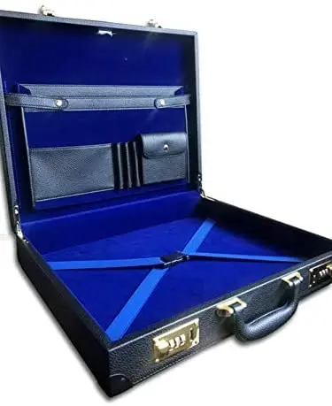 Жесткий Стандартный фартук Masonic/портфель Regalia высококачественные мезонические Чехлы Freemason по
