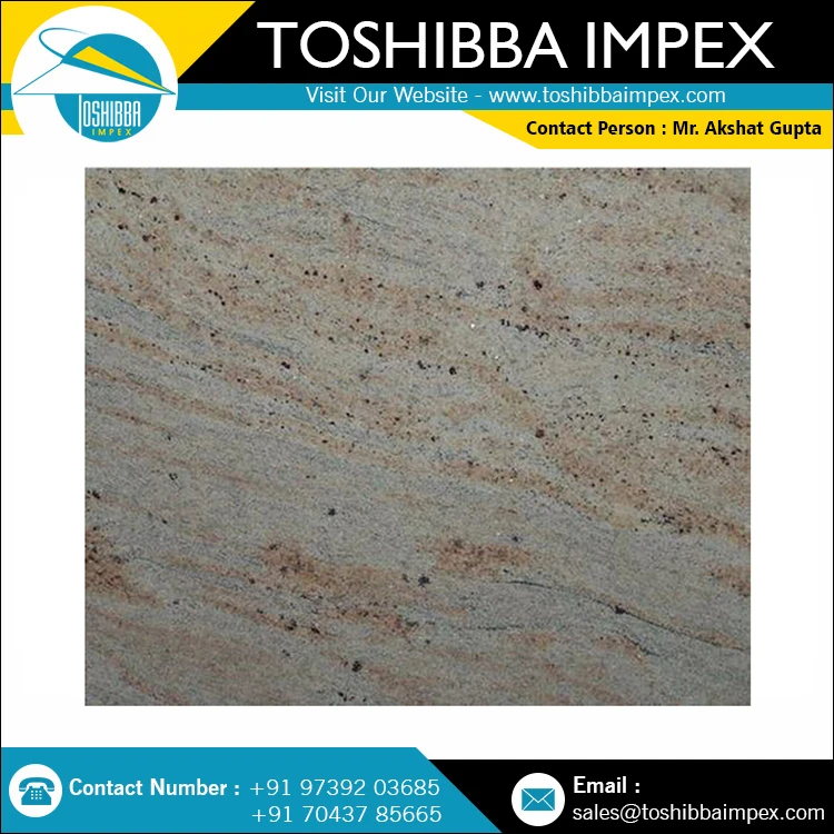 Ivory Beige Gold Granite All Natural Polished Slabs and Tiles All Natural Stone TOSHIBBA IMPEX