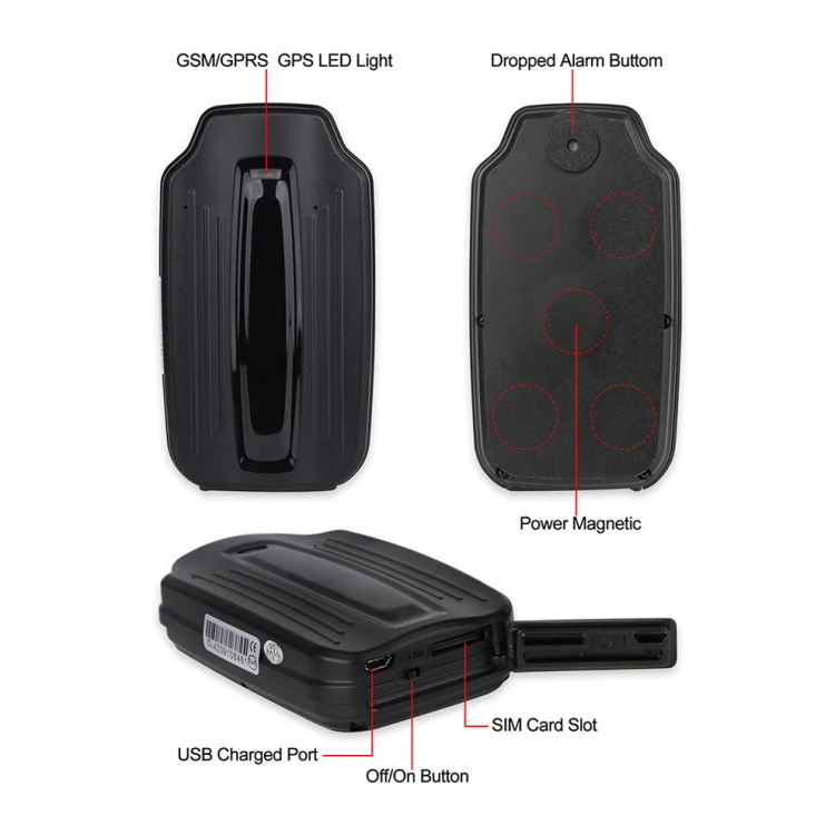 3G Car GPS Tracking Device LK209A Magnetic Portable Anti theft  Car Alarm System 6000mAh long standby 60days AGPS locator LKGPS