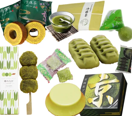 Customize available Matcha Green Tea snacks happy gift pack