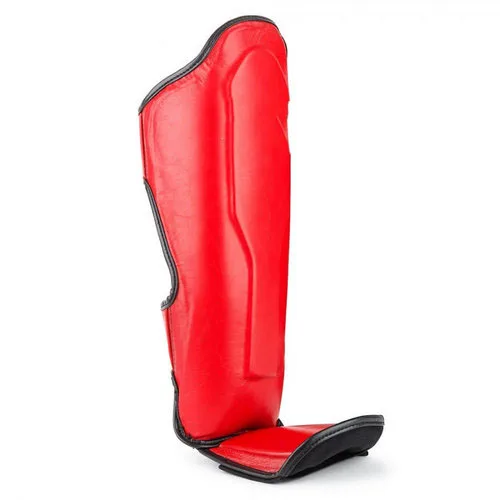 Latest Style  Hot selling artificial leather material shin guard safety sports  Leg protector FSW-SG-02-10