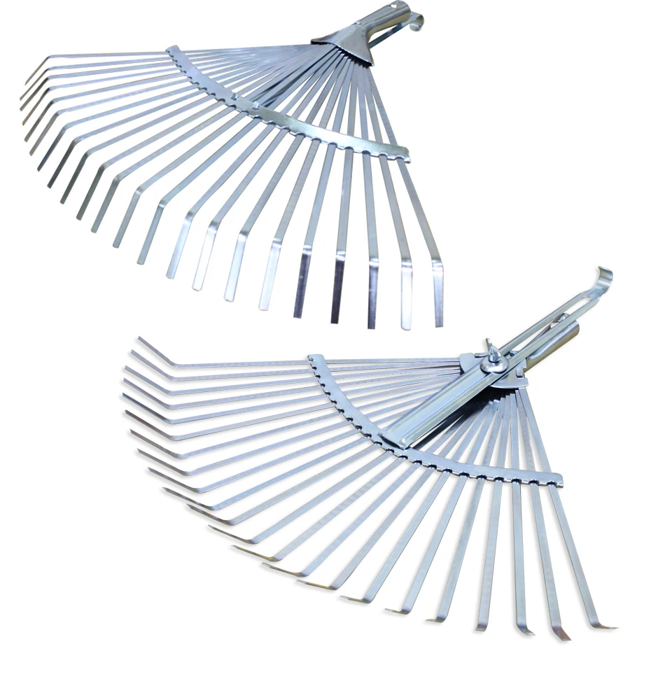 GR-22T23F Fixed Metal Garden Rake 22 teeth Broom Rake