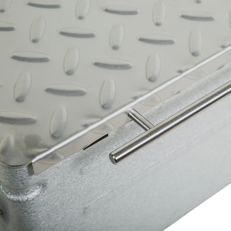 
Outdoor Camping Case Stainless Multi Tabletop Glamping Snowpeak Tent Japanese Stacking Shelf Container Metal Box With Handle 