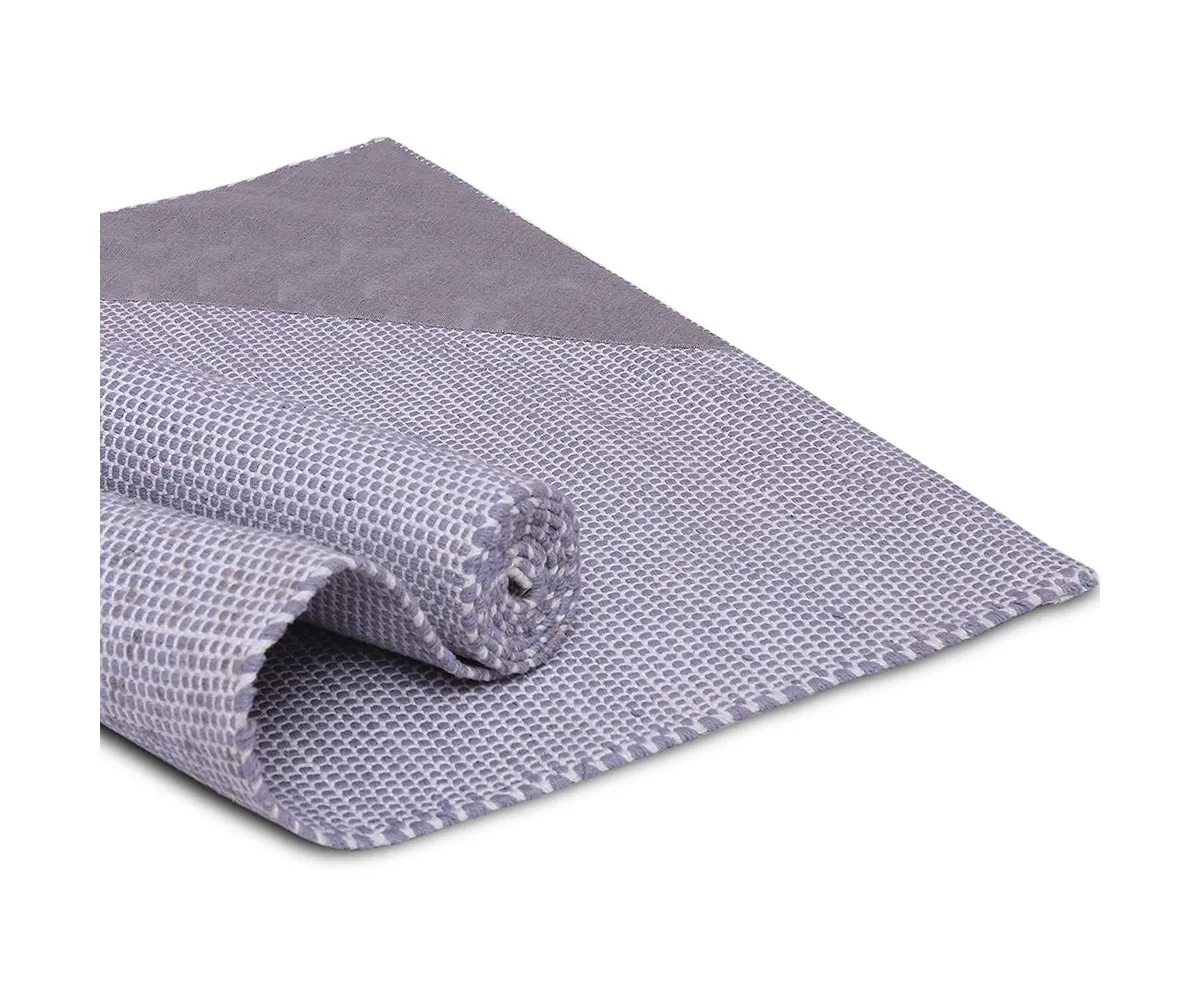 In Stock   custom design Cotton Organic Anti Skid Yoga Mat Special Navy Blue