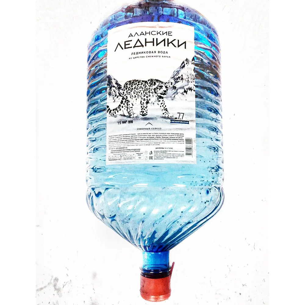 
High quality clean glacial drinking water, PET bottles 19 liter 