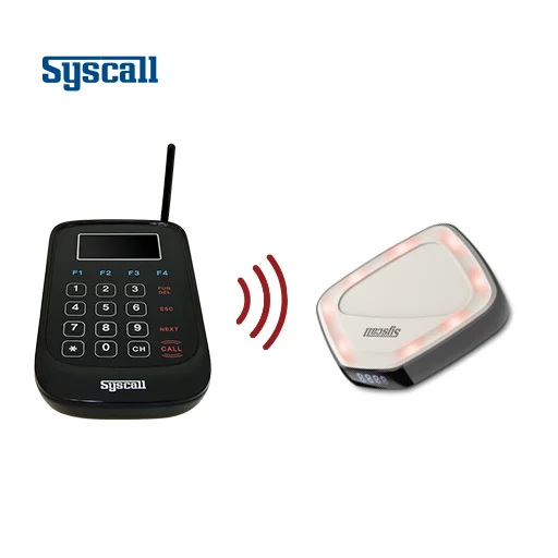 (SGP-300R)Syscall Wireless restaurant guest coast pager/paging system at restaurant, made in Korea