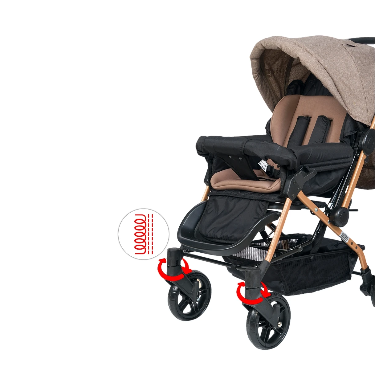 Lightweight Multifunction Easy Folding Two-way Baby Stroller Carrier Confortable Soft Seat New Design Cheap Model Wholesale