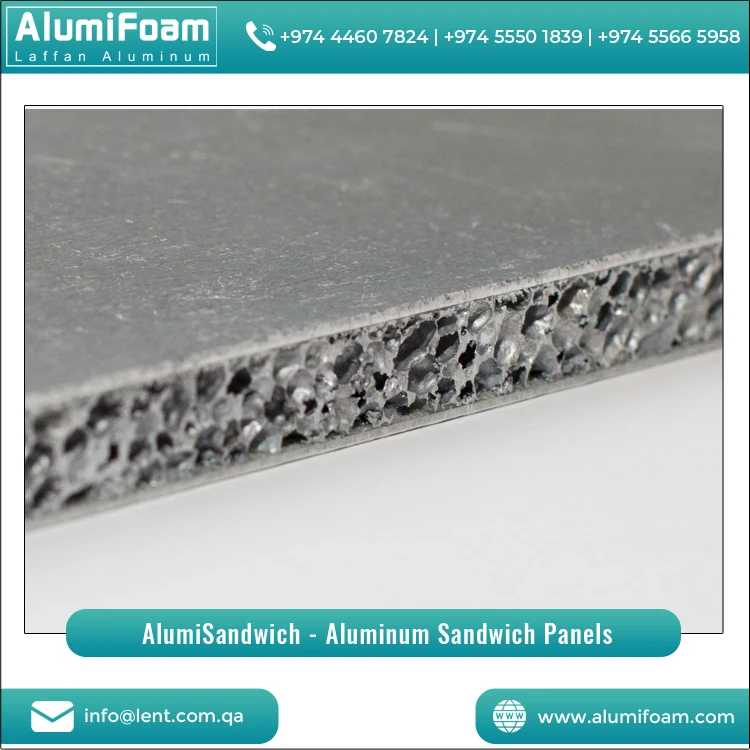 Exhibiting Highest Standard Pure Aluminium Sandwich Panel from Qatar Exporter Aluminum Decorative Panels