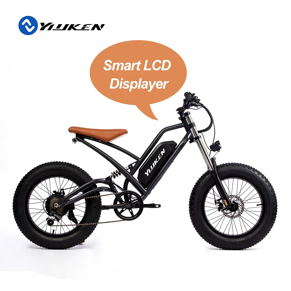 750w 48v 20 дюймов с толстыми покрышками фара для электровелосипеда в полной подвеской складной электрический Off шоссейный велосипед детский