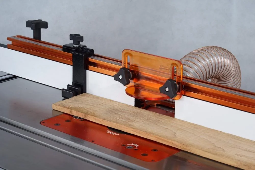 Wood working Router table fence miter flip stop