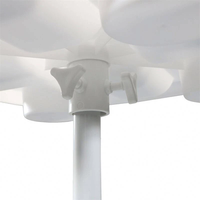 Water Clip On Plastic Portable 4 Cup Holders Food Patio Beach Umbrella Table Tray