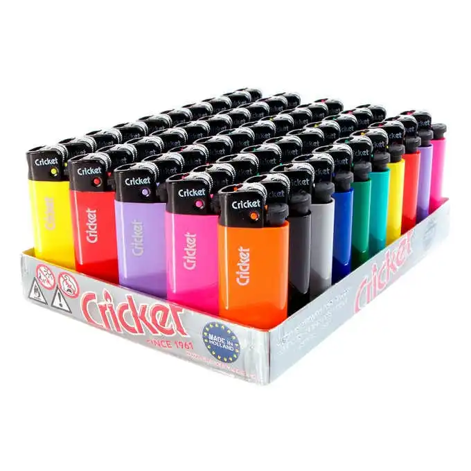 
Original Colored Disposable Cricket Lighters /Refillable Cricket Lighter good quality for wholesale 