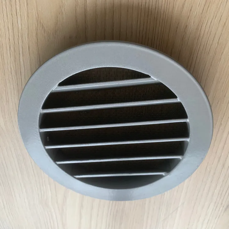 Hvac system Round External Aluminium Louvered Vent